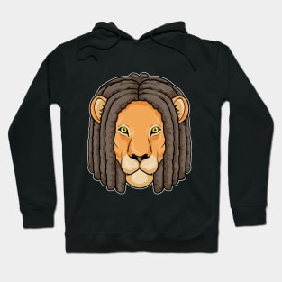 Lion with Dreadlocks short Hoodie